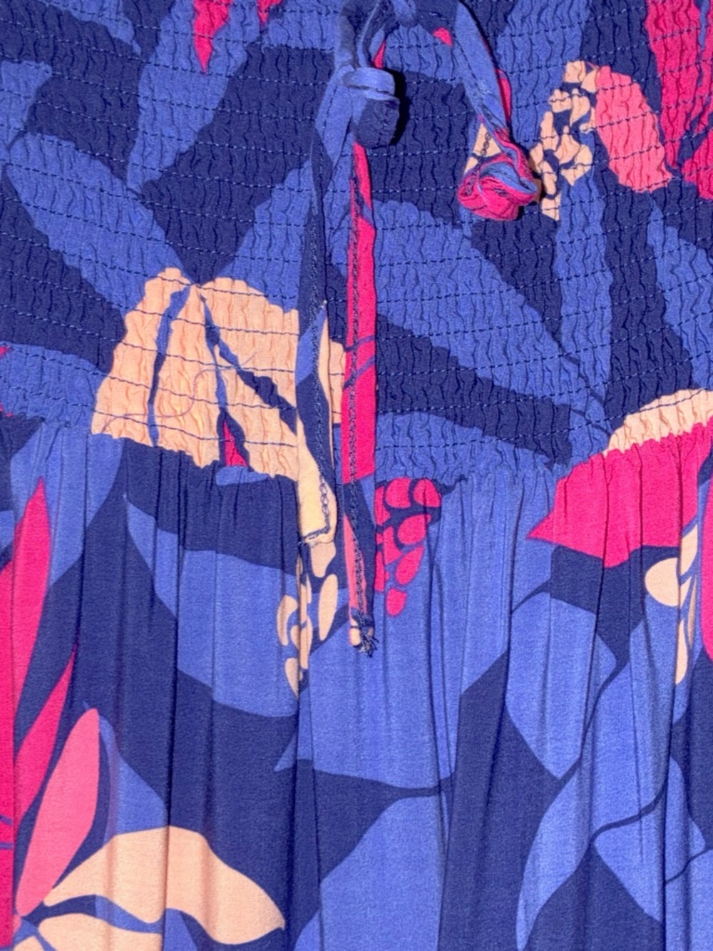 Anthropologie Abel the Label Santa Cruz Tropical Tiered Maxi Skirt/Midi Dress - Picture 3 of 3